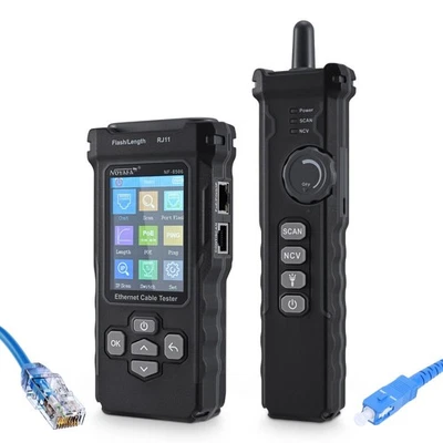 Netzwerk Kabel LAN Internet Ethernet Network Cable Tester Prüfgerät LED RJ45 /11 - Bild 1 von 4