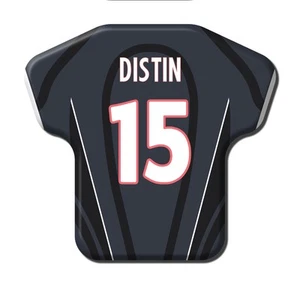 Calamita Simile a T-Shirt Calcio Stagione 2001/2002 PSG 15 Sylvain Distin - Picture 1 of 9