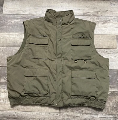 Vintage Men’s Stag Hill Haband Hunting Vest Size 5X Green Warm Outdoor Gear EUC - Image 1 of 4