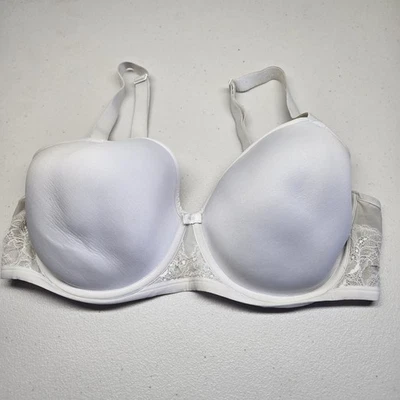 Sujetador Bali para mujer 38D camiseta blanca con aros correa de encaje ajustable Foto 1 de 4