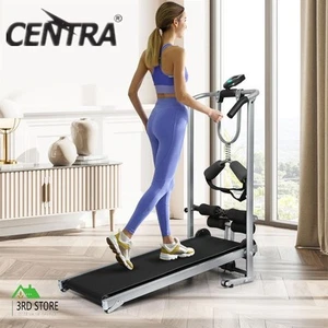Centra Manual Treadmill Mini Incline Fitness Machine Walking Home Gym Exercise - Picture 1 of 12