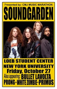 SOUNDGARDEN REPLICA 1989 CONCERT POSTER - Picture 1 of 1