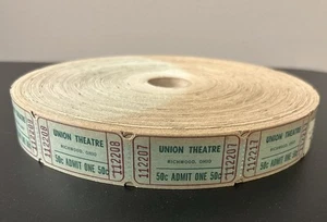 ENTRADAS DE CINE VINTAGE - TEATRO UNION - NUEVO STOCK ANTIGUO - ¡¡RARAS!!! - Imagen 1 de 5