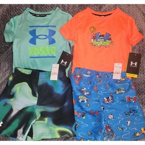 Under Armour 2T Kleinkind Jungen UPF 50 2-teiliges Schwimmset Badehose NWT 2 Sets! - Bild 1 von 6