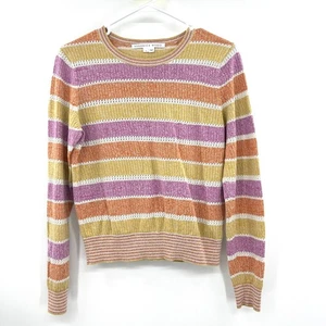 Veronica Beard Raimi Multicolor Striped Sweater Women's Medium - Picture 1 of 4