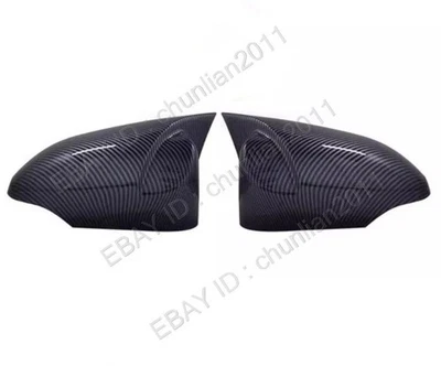 Bocina de cubierta de espejo retrovisor lateral para Toyota C-HR CHR 16-21 aspecto de fibra de carbono Foto 1 de 2