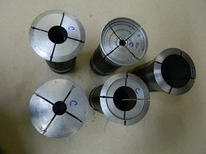 Hardinge 20C Collet E Machinable Collet 5-Piece LOT - C - Picture 1 of 4