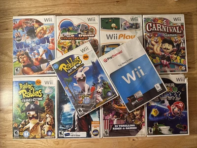 Lote de 10 juegos Wii - JUEGOS PARA NIÑOS/FAMILIARES - Todos clasificados E para todos NINTENDO Foto 1 de 4