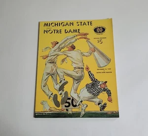 Michigan State vs Notre Dame College Football Program September 18 1999 - Picture 1 of 11