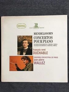 MENDELSSOHN-CONCERTOS POUR PIANO 1&2-F.R DUCHABLE-ERATO NUM 75028-VINYL LP-NM/EX - Picture 1 of 7