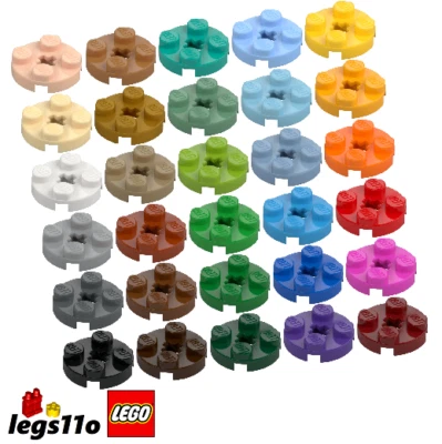 LEGO 4032 - Pack of 1x 2x 4x 8x - NEW Plate 2x2 Round - choose colour - image 1 of 3