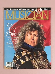 Led Zeppelin Musician Magazine 1988 Robert Plant cover, Joe Strummer, INXS - Picture 1 of 5