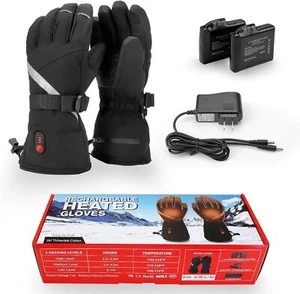 USB Elektrische Beheizbare Motorradhandschuhe Wärmer Handschuhe Thermo mit Akku - Bild 1 von 9