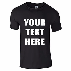 CAMISETAS PERSONALIZADAS - TU TEXTO - NUEVAS - Ciervo, Gallina, Diversión, Trabajo, Fiesta, Caridad - Imagen 1 de 13