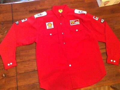 Tommy Hilfiger Marlboro Ferrari Authentic Rare 2001 Long Sleeve FREE SHIPPING - Image 1 of 4