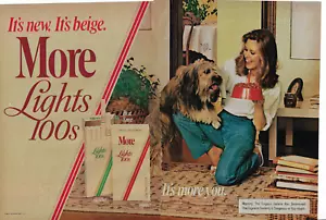 More Lights 100s Zigaretten It's More You 2pg 1981 Print Werbung - Bild 1 von 1