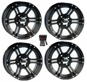 ITP SS212 UTV Wheels/Rims Black 14" Can-Am Commander Maverick (4) - Picture 1 of 3