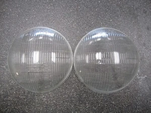 1930s Antique Riteway Headlamp Corcoran-Brown Lamp Co US Pat 1945309 - Pair - Imagen 1 de 6