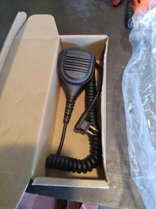 Heavy Duty Compact IP67 Speaker Mic with 3.5mm Jack for Motorola 2-Pin Radios - Picture 1 of 5