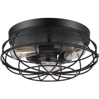 Savoy House Scout 3 Ceiling Light Flush Mount, English Bronze - 6-8074-15-13 - Image 1 of 4