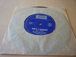 THE ROLLING STONES---SHE'S A RAINBOW 45 - Picture 1 of 2