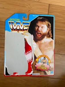 WWE BÜGELSÄGE JIM DUGGAN HASBRO WRESTLING FIGUR RÜCKKARTE WWF SERIE 2 - Bild 1 von 2