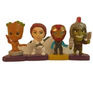 Happy meal toys avengers lot. Groot, Black Widow. Hulk. Light Up Iron Man.  - Picture 1 of 3