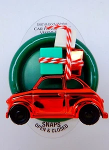 BATH & BODY WORKS SCENTPORTABLE RED CHRISTMAS PRESENTS CAR VISOR CLIP NEW! - Picture 1 of 8