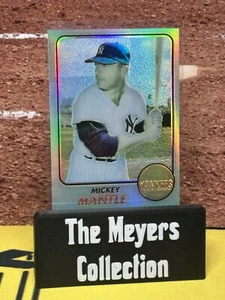 1996 Topps Mantle Finest Refractors #18 Mickey Mantle 1968 CHROME REFRACTORđź’Ž - Picture 1 of 4