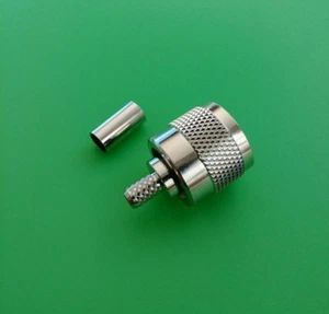(10 SETS) Conector UHF macho tipo de crimpado RG58 / RG58U / RG142 / LMR195 - Vendedor de EE. UU. - Imagen 1 de 3