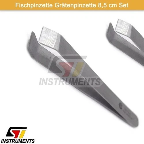 Premium Grätenzange Fischpinzette 8,5 cm Gräten FischGrätenpinzette Edelstahl CE - Bild 1 von 1