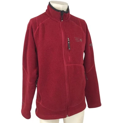 CHAQUETA ABRIGO POLAR MOUNTAIN HARDWEAR ~ HOMBRE GRANDE ~ ROJO CREMALLERA COMPLETA Foto 1 de 4