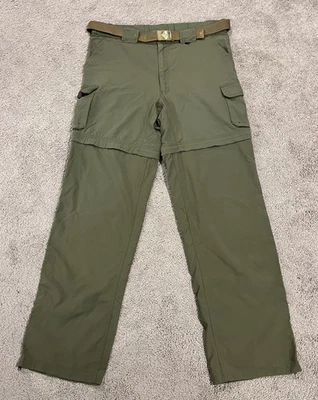 Boy Scouts of America Mens Small 32" Switchback Uniform Zip Off Pants With Belt - Image 1 of 4