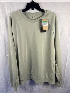 NWT Mens Nike Dri Fit Primary Fleece Crewneck Sweatshirt Jade horizon Size XL - Picture 1 of 5