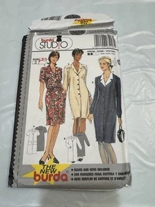 Burda Plus 3416 UNCUT Sewing Pattern, Misses' Dress, Size 12-30 - Picture 1 of 5