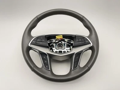 17-24 CADILLAC XT5 STEERING WHEEL W/CONTROL LEATHER GRAY TC:HIR 39K LUXURY 62323 - Image 1 of 4