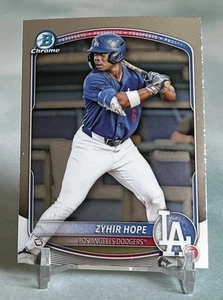 Zyhir Hope 2025 Bowman #BCP-2 Chrome Prospects Los Angeles Dodgers - Bild 1 von 4