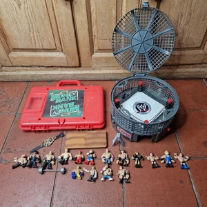 WWE Jakks 2008 Micro Aggression Crash & Bash Elimination Chamber Arena Set - Imagen 1 de 24