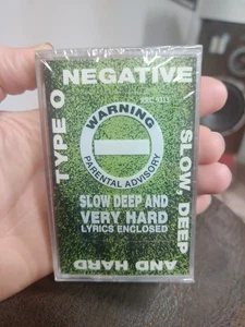 TYPE O NEGATIVE SLOW DEEP AND HARD  CASSETTE Tape Metal Roadracer RR9313 Sealed - Picture 1 of 10