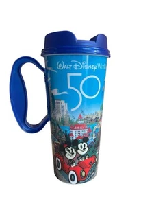 Walt Disney World Parks 50th Anniversary Resort Refillable Mug Skyliner Mickey - Bild 1 von 8