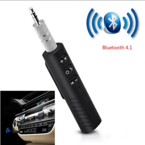 3.5mm Wireless Bluetooth Receiver AUX Audio Stereo Music Hands Free Car Adapter - Picture 1 of 11