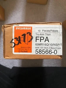 (10) Sylvania Tru-Aim Titan 65MR16Q/10/NSP/T 58566-0 - Picture 1 of 2