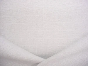 11-1/4Y KRAVET SMART 35936 SOFT WHITE DIAMOND LATTICE CHENILLE UPHOLSTERY FABRIC - Picture 1 of 4