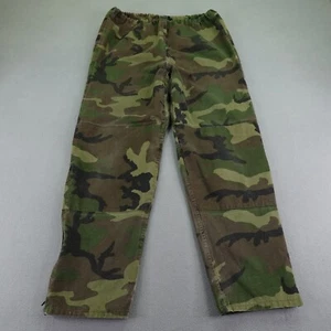Vintage Columbia Pants Mens Large Brown Woodland Camo GTX Waterproof Hunting ^ - Picture 1 of 19