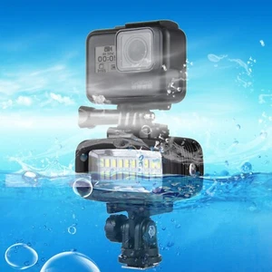 40M Wasserdichte Gopro Tauchleuchte Unterwasser LED Fülllicht Foto Video Lampe - Picture 1 of 14