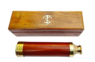 24'' Marine Collectible Décor Nautical Spyglass Telescope,Gift for Kids,Traveler - Image 1 of 4