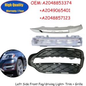 3pcs Left Front Fog Driving Light ASSY For Mercedes Benz X204 GLK350 2013-2015 - Picture 1 of 6