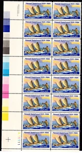 Scott #2080 Hawaii Plate Block of 16 Stamps - MNH LL - Picture 1 of 1