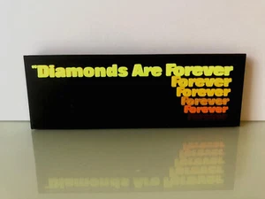 007 James Bond Diamonds Are Forever Logo Action Spy EON Sean Connery Q Smuggling - Picture 1 of 1