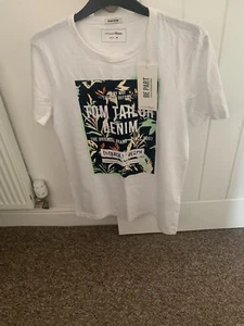 Unisex Short Sleeve Top. Tom Taylor Denim Size M - Picture 1 of 2